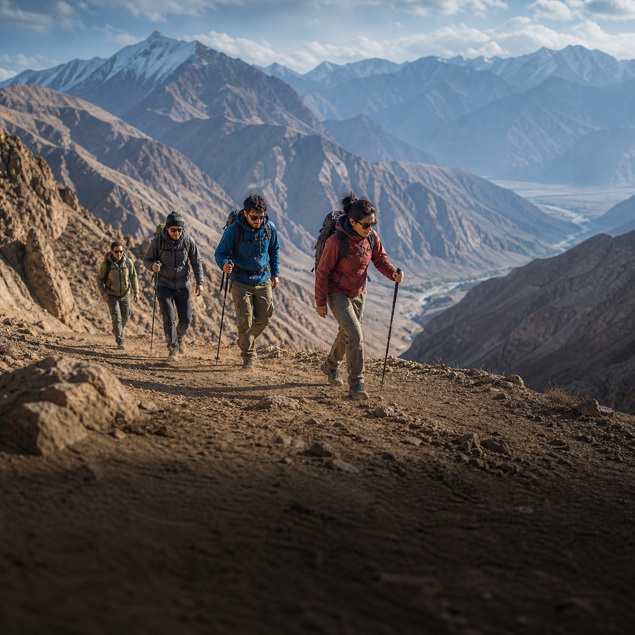 Adventure travel experience